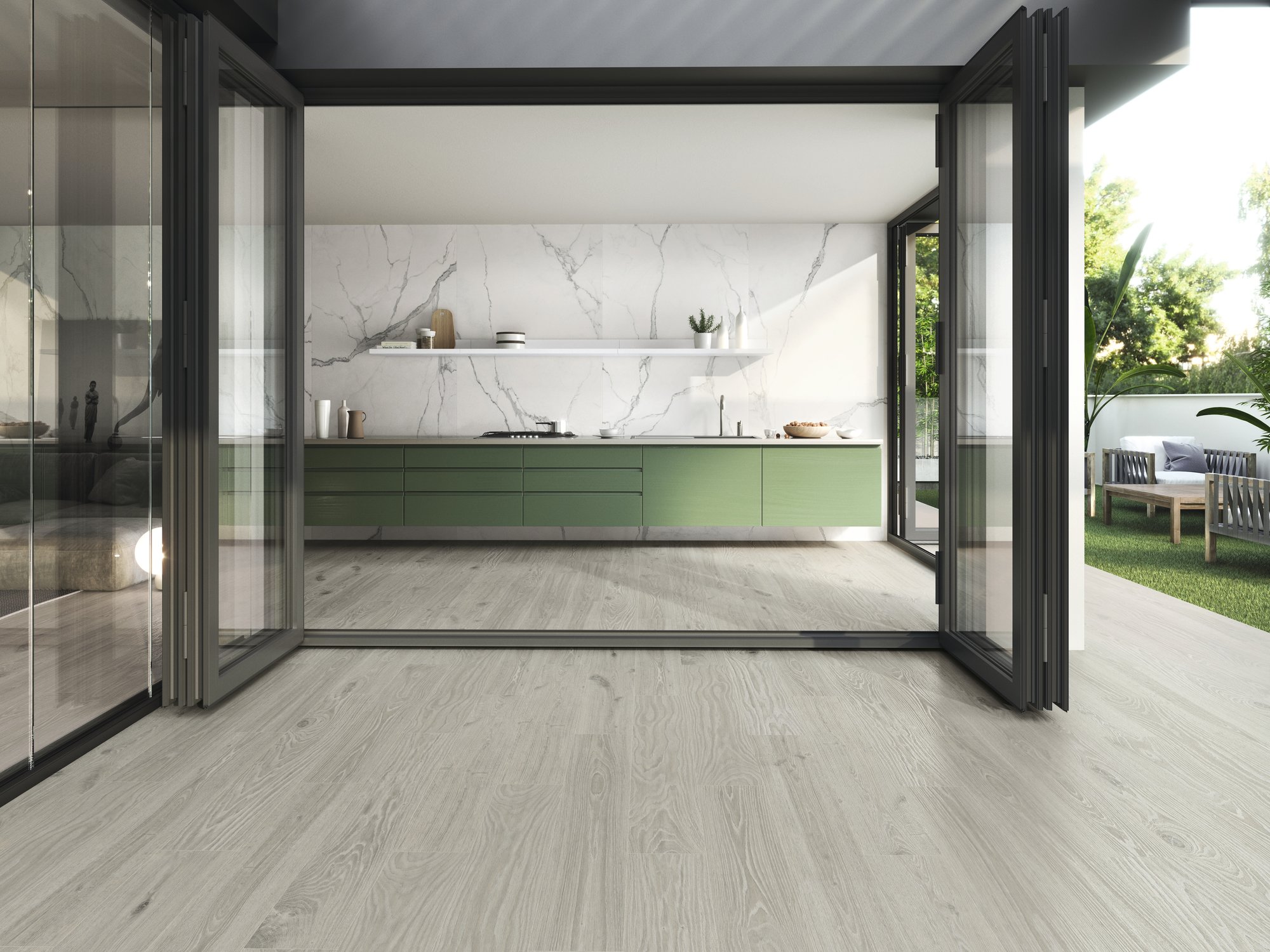 Ape Grupo Коллекция LUNA BLANCA Pol 120*120 см (P06) в интерьере